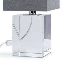 Crystal base of mini block lamp