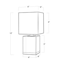 Dimensions of mini crystal block lamp