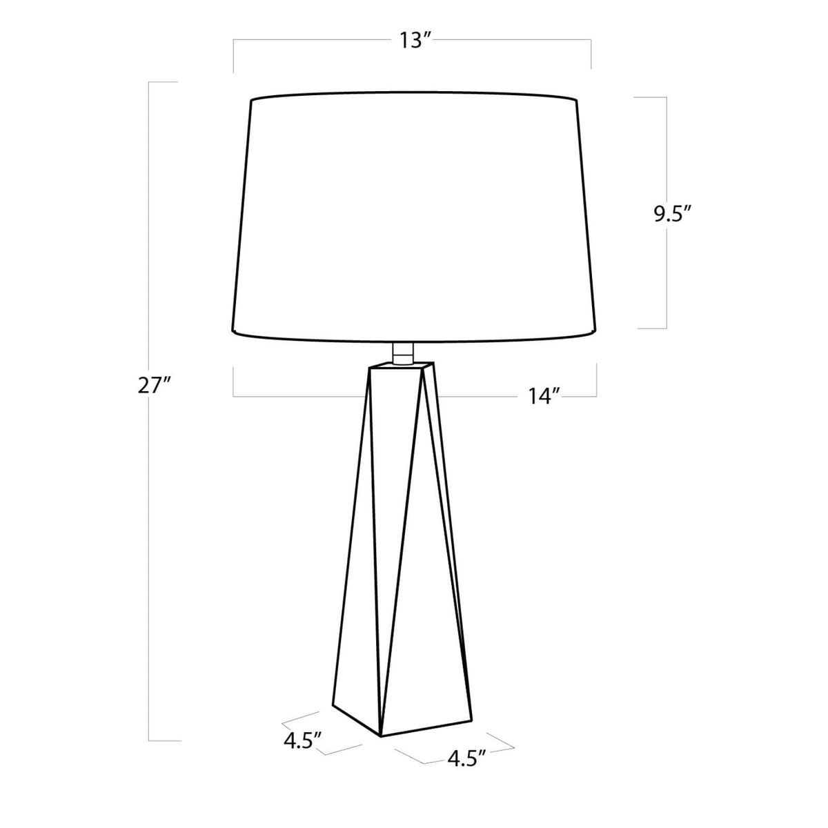 Angelica Crystal Table Lamp - Small