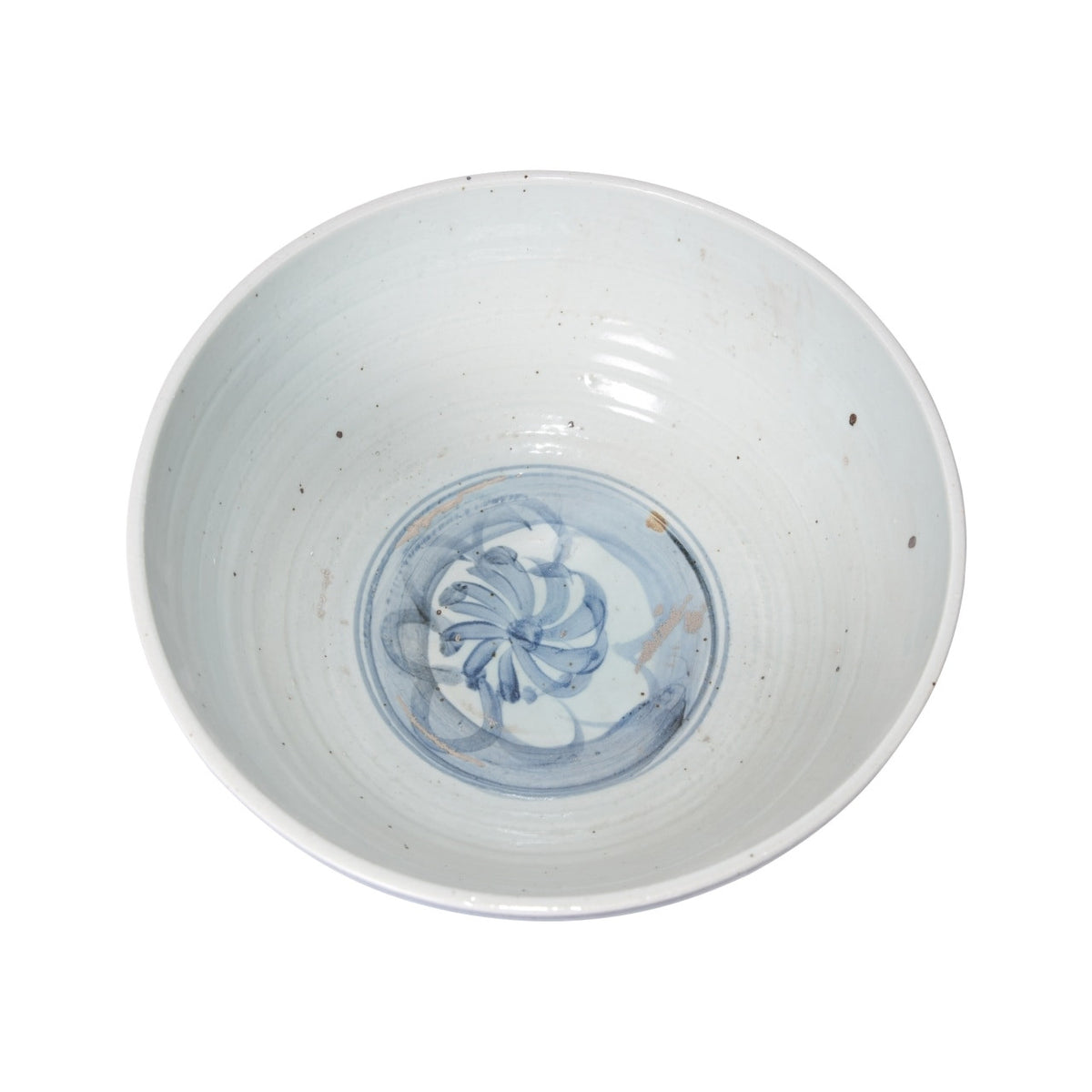 Sea Flower Bowl Light Blue Small - 13 Inch Wide