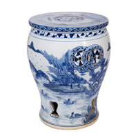 Garden Stool River Village Drum - Large 15x19