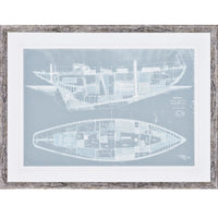 Amokura General Arrangement Plan Framed Artwork - 40 x 30