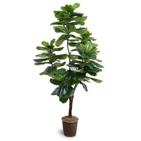 7.5' high-quality fake fiddle leaf fig tree