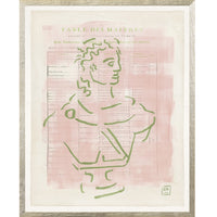Parisienne Page I by Gayle Harismowich Framed Artwork - 42 x 52
