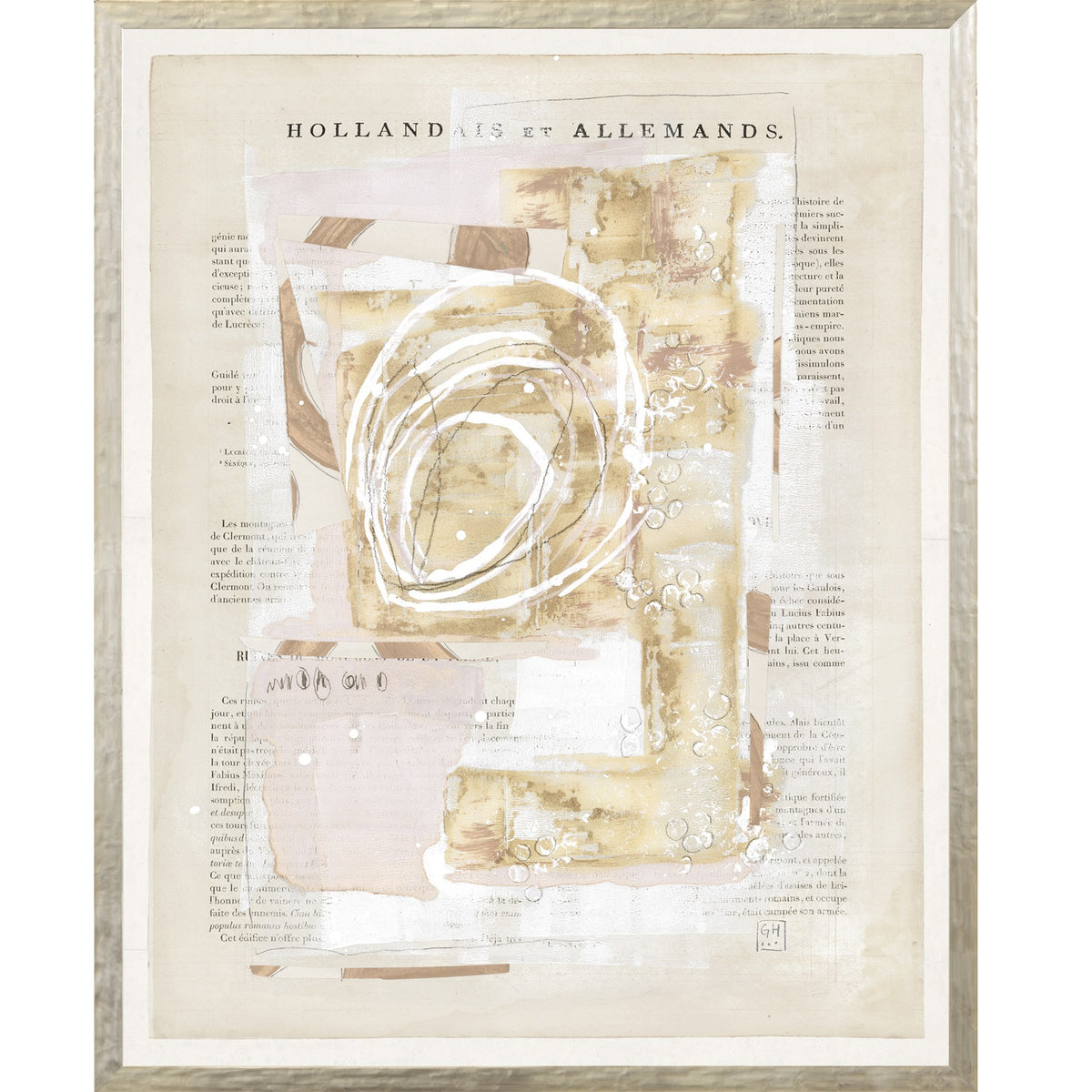 Parisienne Page XIII by Gayle Harismowich Framed Artwork - 17 x 21