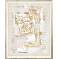 Parisienne Page XIII by Gayle Harismowich Framed Artwork - 17 x 21