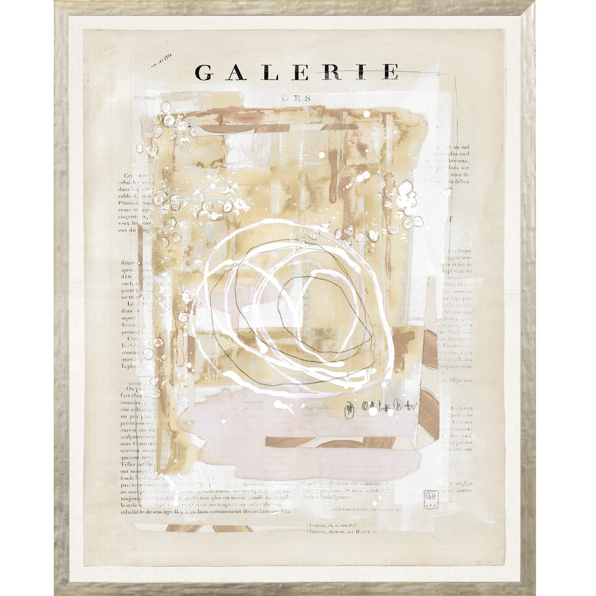 Parisienne Page XIV by Gayle Harismowich Framed Artwork