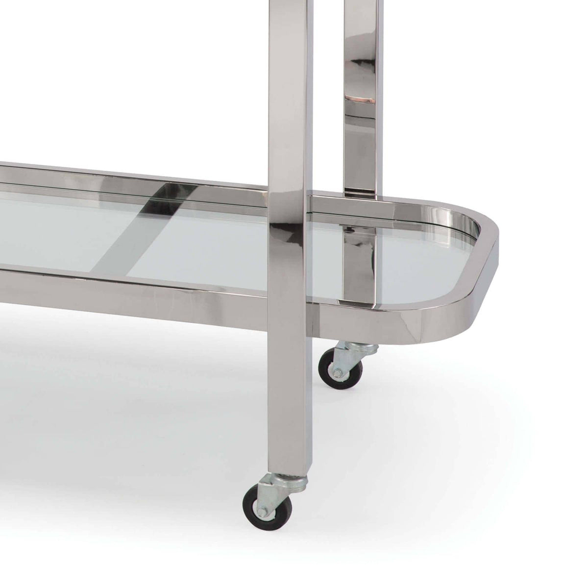 Carter Bar Cart - Polished Nickel