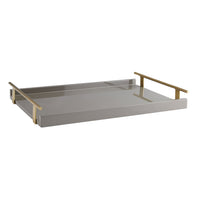 Archer Tray - Gray Lacquer