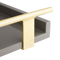 Archer Tray - Gray Lacquer