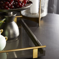 Archer Tray - Gray Lacquer