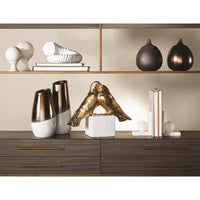 Alabaster Ball Bookends - Set of 2