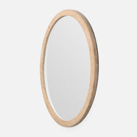 Albert Mirror - Beige Crystal Stone 32 inch