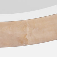 Albert Mirror - Beige Crystal Stone 32 inch