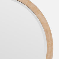 Albert Mirror - Beige Crystal Stone 32 inch