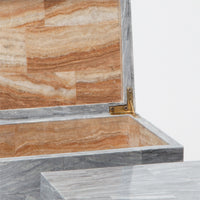 Bacall Stone Boxes - Set of 2