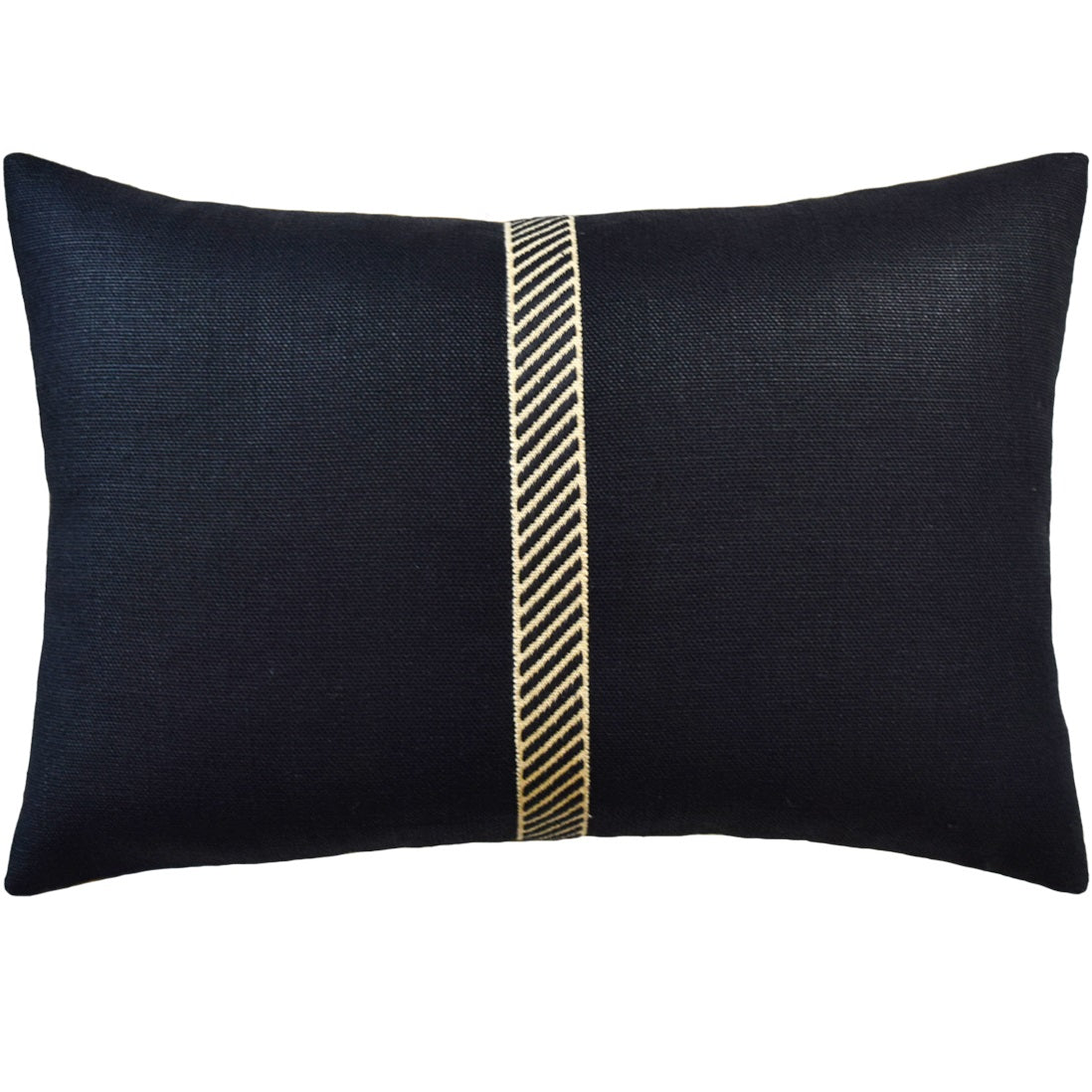 Cabana Tape Throw Pillow - 14x20 Sand and Shade