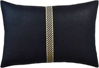 Cabana Tape Throw Pillow - 14x20 Sand and Shade