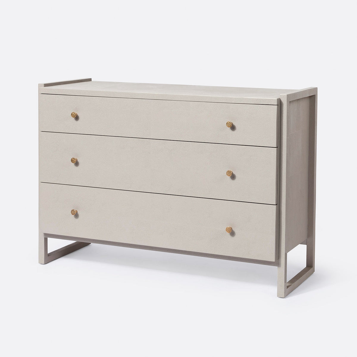 Carrigan Dresser - French Gray Vintage Faux Shagreen 48 Inch