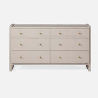 Carrigan Dresser - French Gray Vintage Faux Shagreen 60 Inch