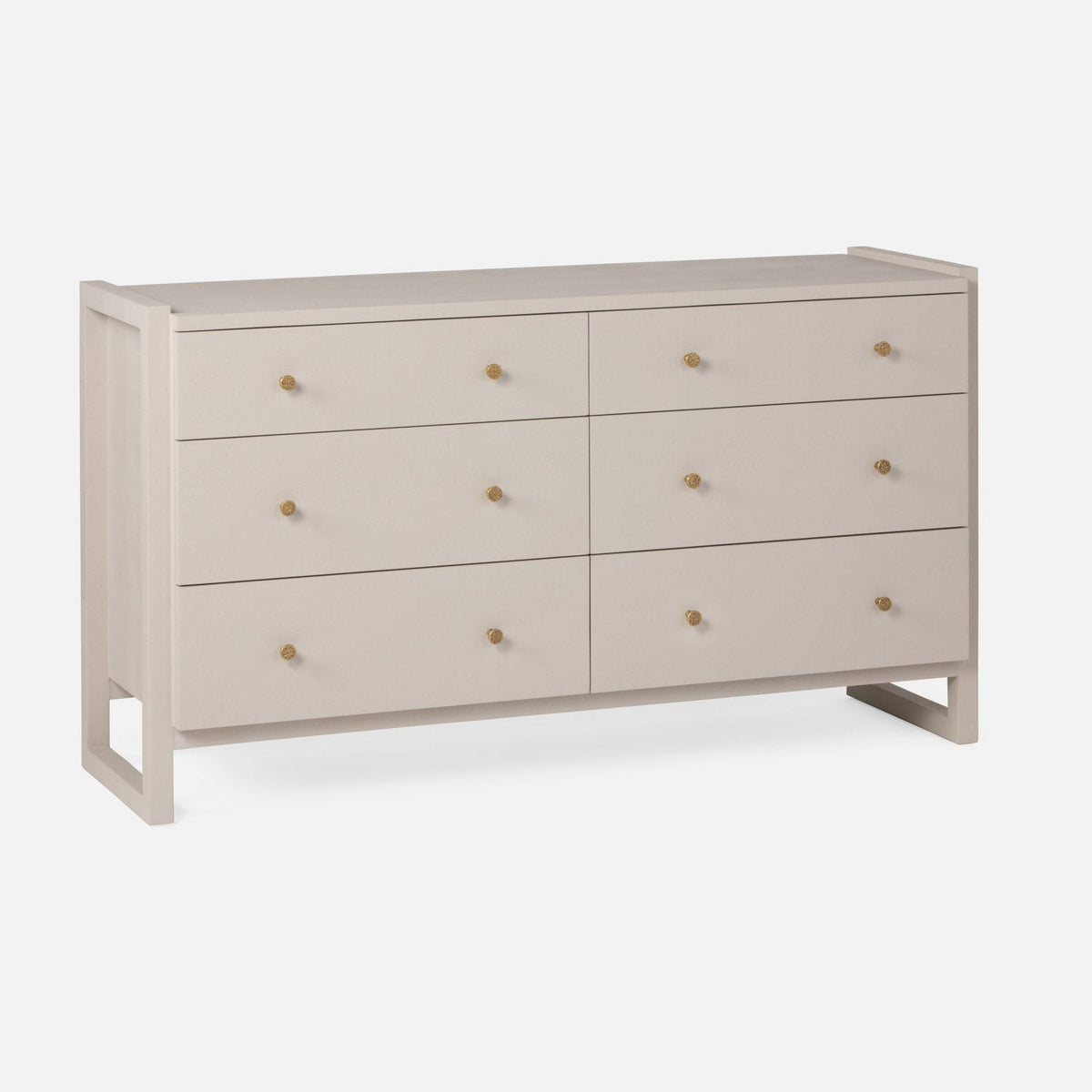 Carrigan Dresser - French Gray Vintage Faux Shagreen 60 Inch