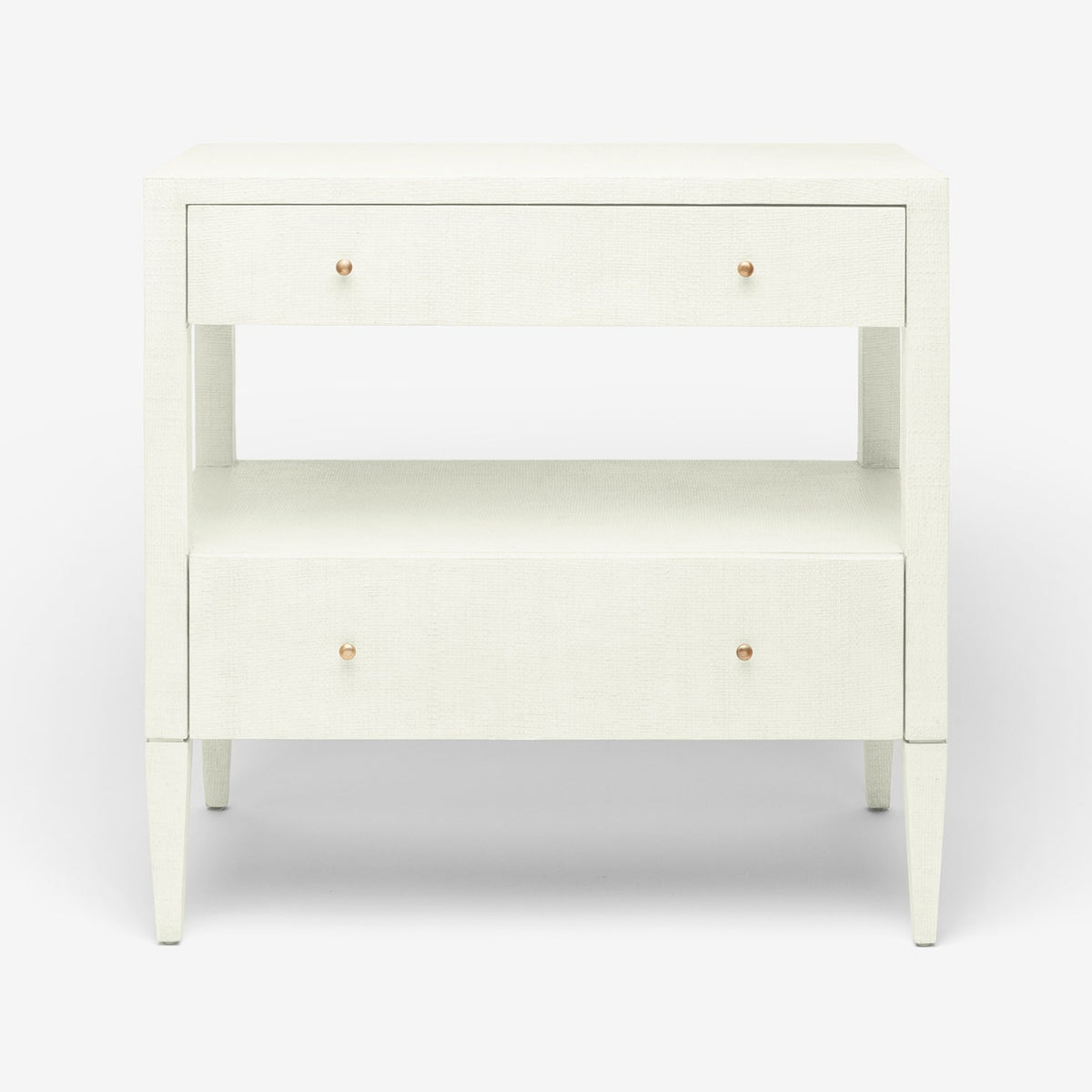 Conrad Nighstand - Pristine Faux Raffia 30 Inch