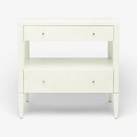 Conrad Nighstand - Pristine Faux Raffia 30 Inch