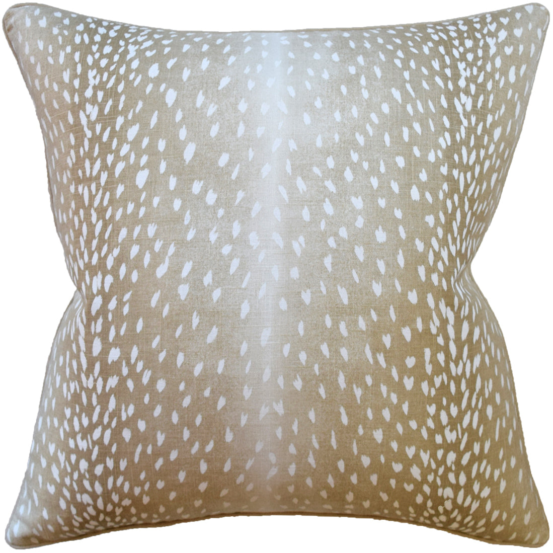 Doe Throw Pillow - 22x22 Fawn