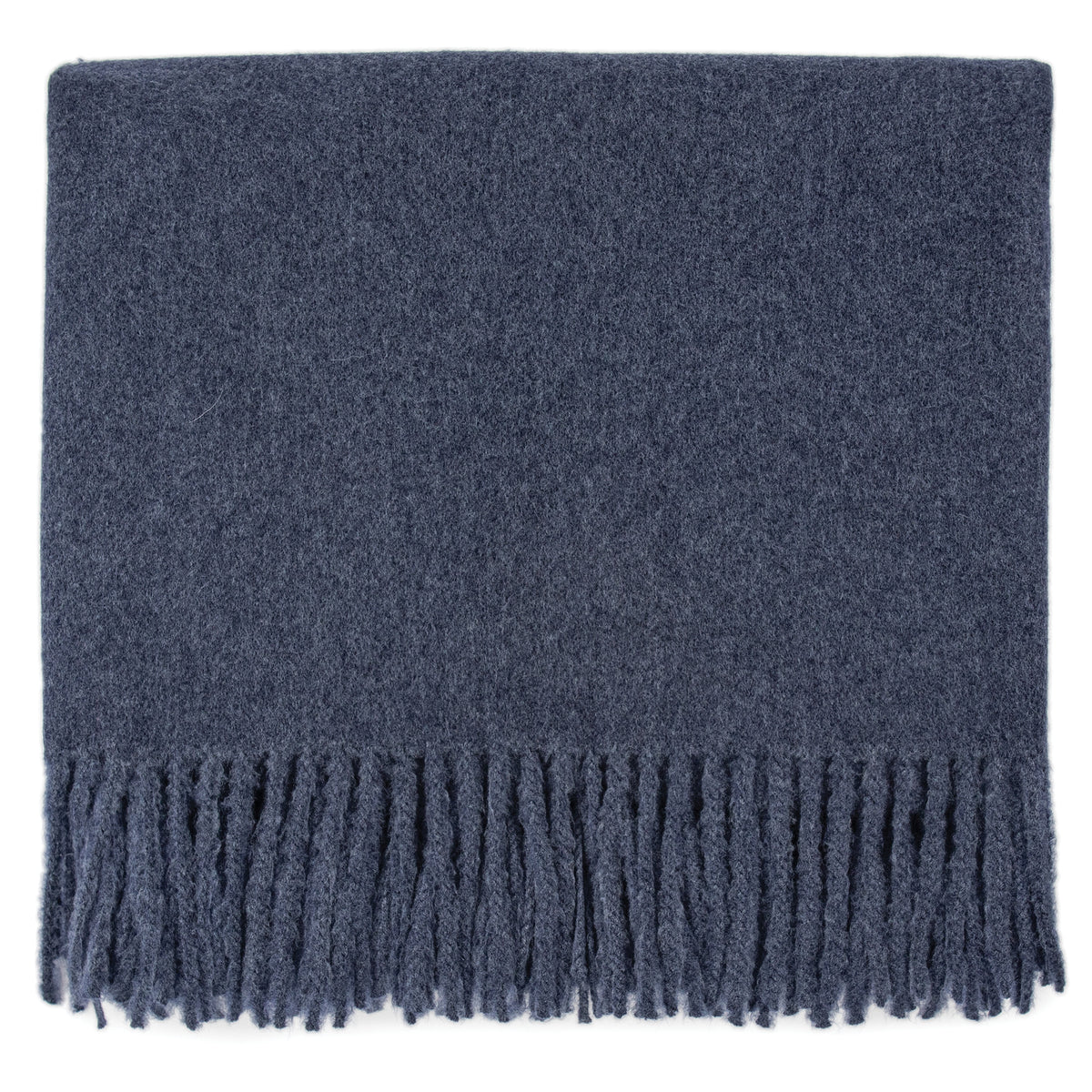 Edinburgh Throw - Denim Navy Blue Heather