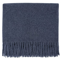 Edinburgh Throw - Denim Navy Blue Heather