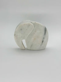 Marble Elephant Sculpture