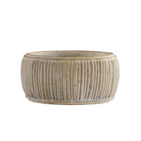 Concrete Faux Rattan Bowl - Multiple Sizes