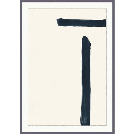 Fragment 2 LG by Thom Filicia Artwork Charcoal Woodgrain Frame - 41.5 x 58.5