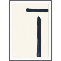 Fragment 2 LG by Thom Filicia Artwork Charcoal Woodgrain Frame - 41.5 x 58.5