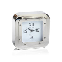 Mark Lane Table Clock Large - Nickel