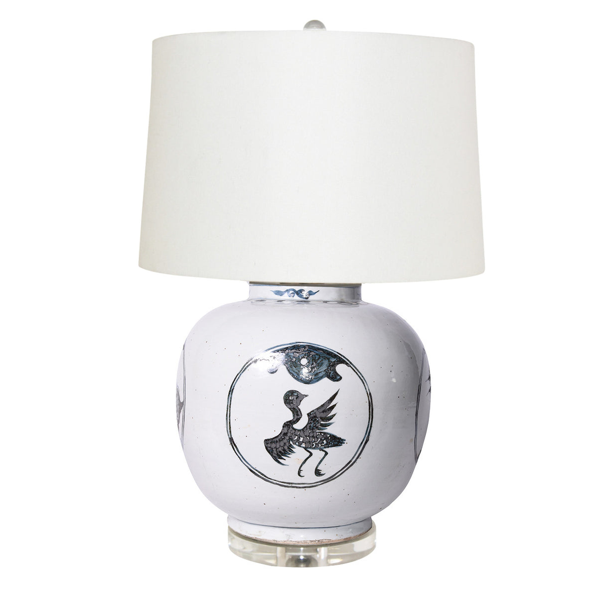 Legend of Asia chinoiserie ginger jar table lamp