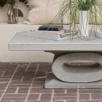 Lenora Trays - Set of 2 Light Gray Full Grain Leather