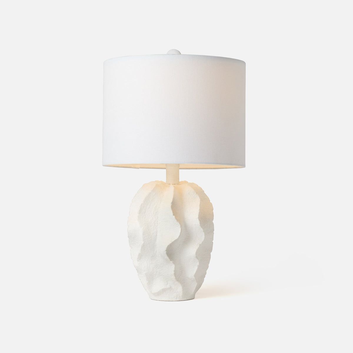 Bethany Lamp Small - Matte White Resin