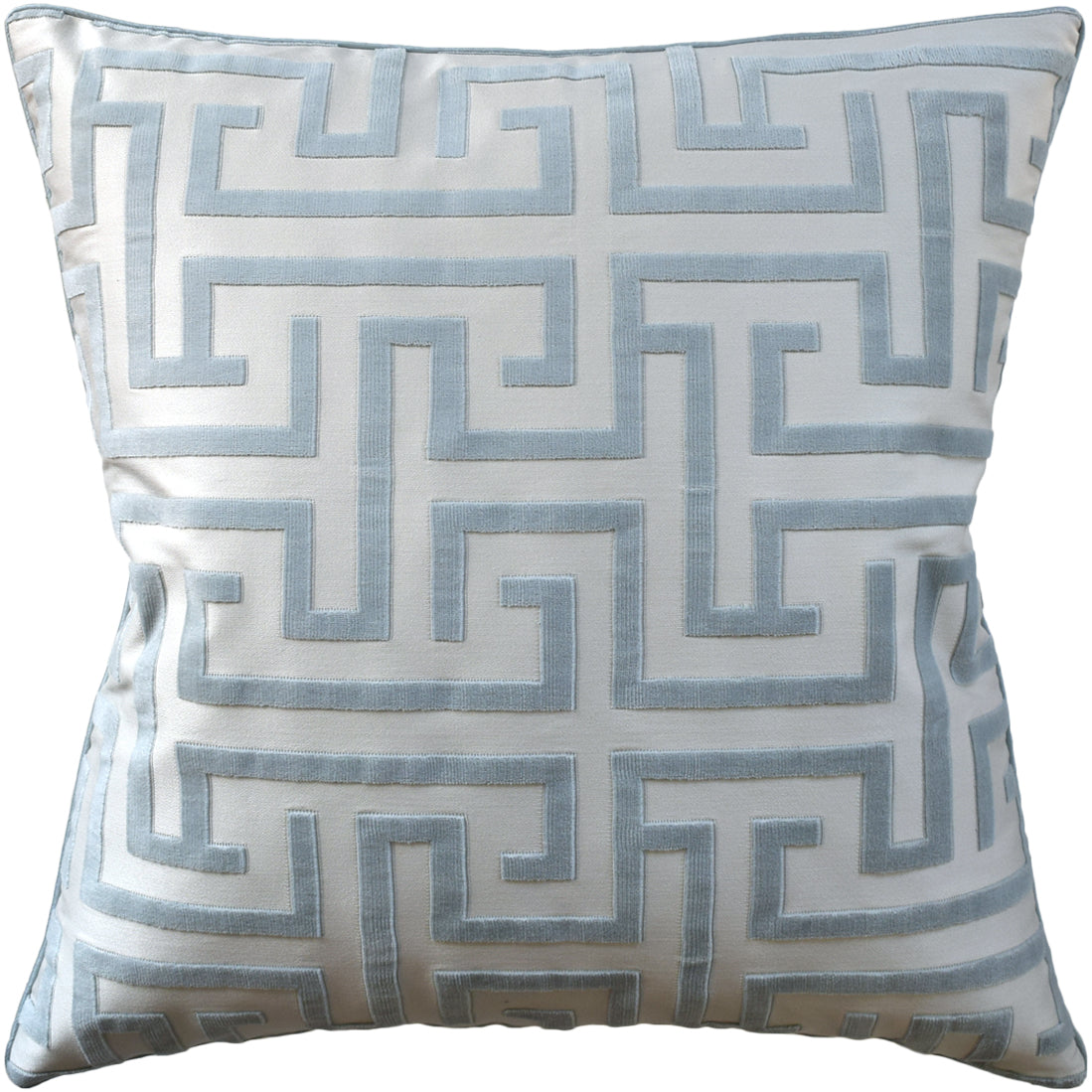 Ming Trail Throw Pillow - 22x22 Robin's Egg