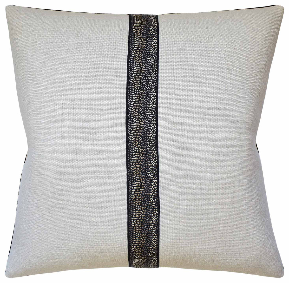 Mosaic Tape Throw Pillow - 22x22 Black