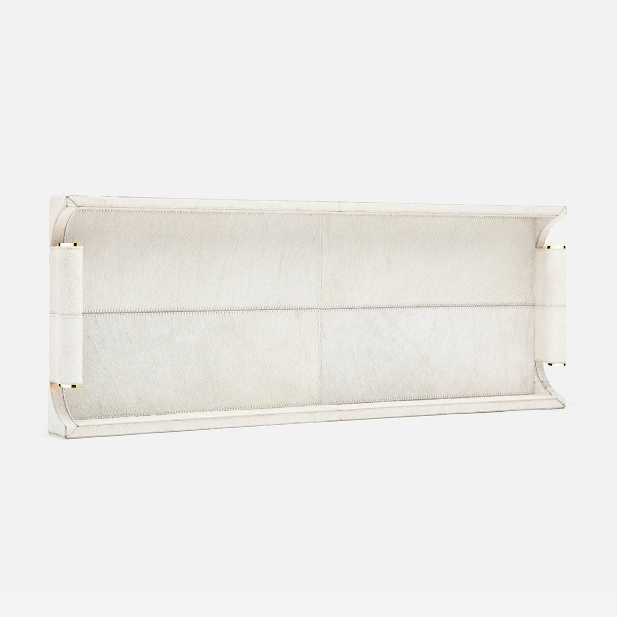 Nate Large Tray - Natural White Hair-On-Hide