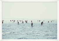 Paddle Board Fleet by Nathan Turner Photograph Artwork Matte White Frame - 47 x 33