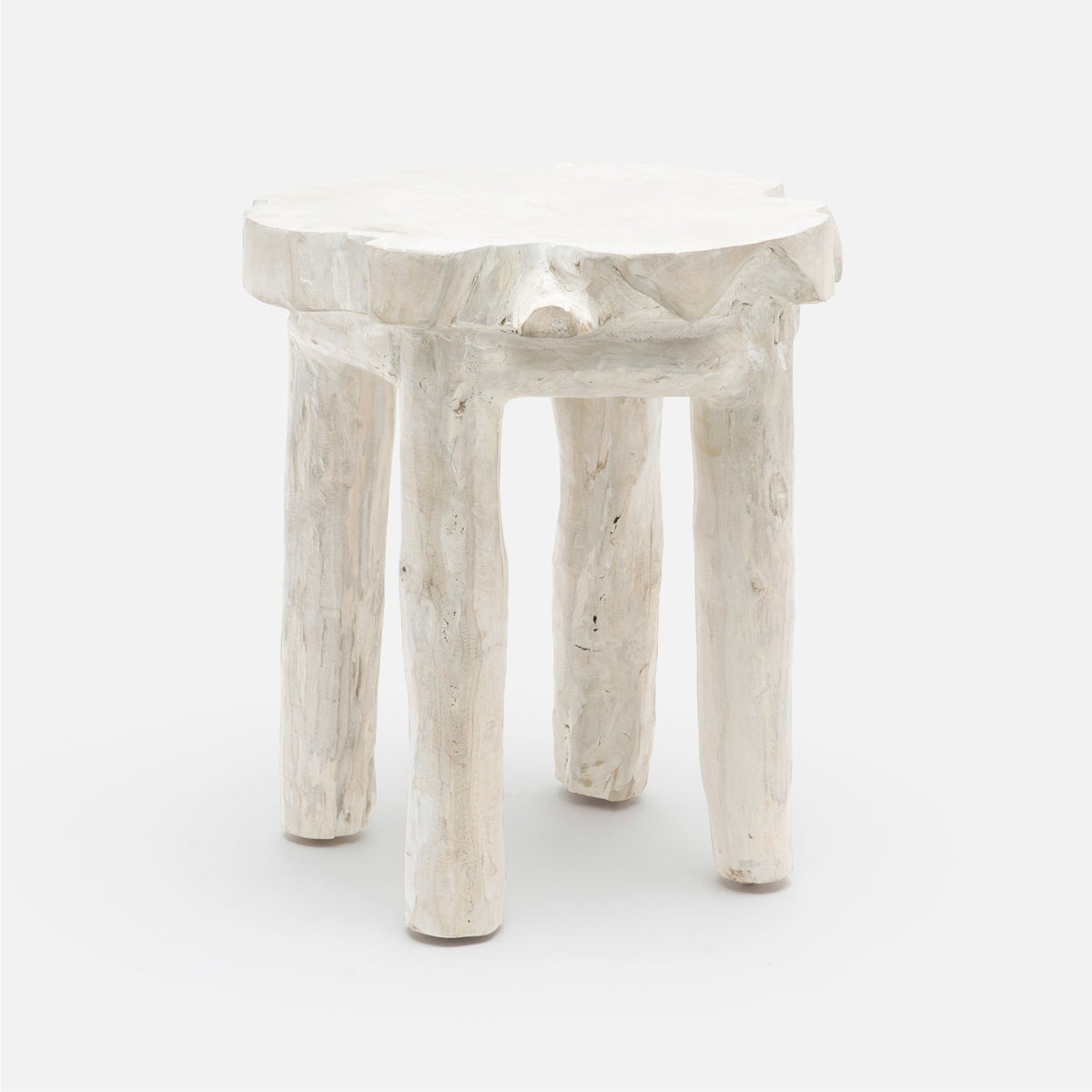 Royd Stool - White Teak