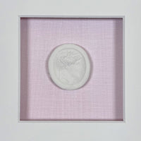La Rose Memoire Intaglio 2 Framed Artwork - 8 x 8