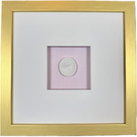 La Rose Memoire Intaglio 2 Framed Artwork - 8 x 8