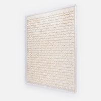 Large artwork made with natural coco sticks
