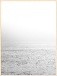 White Seas 1 by Lillian August Photograph Artwork Pickled White Frame - 46.5 x 61.5