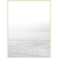 White Seas 2 by Lillian August Photograph Artwork Pickled White Frame - 46.5 x 61.5