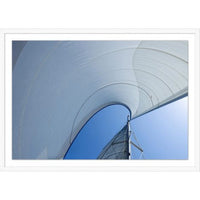 Windy Sails 2 Photograph Artwork Matte White Frame - 45.5 x 32.5