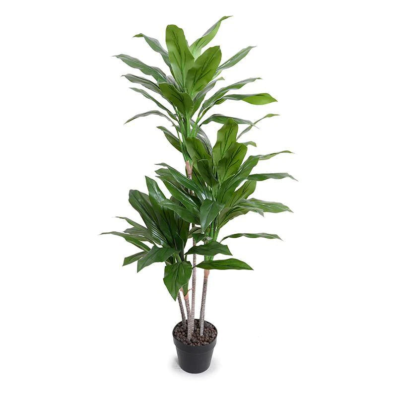 dracaena paloma Faux Green Dracaena Plant in Round Pot